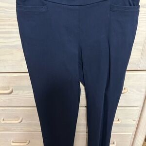 Liz Claiborne Women's Dark Blue Straight Leg Pants